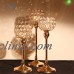 Set of 3 Gold Crystal Tealight Holder Set Table Centerpieces Modern Wedding Gift   372371422157
